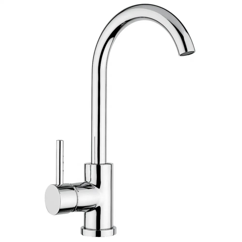 Μπαταρία νεροχύτη πάγκου ψηλή χρωμέ INTERFLEX fashion