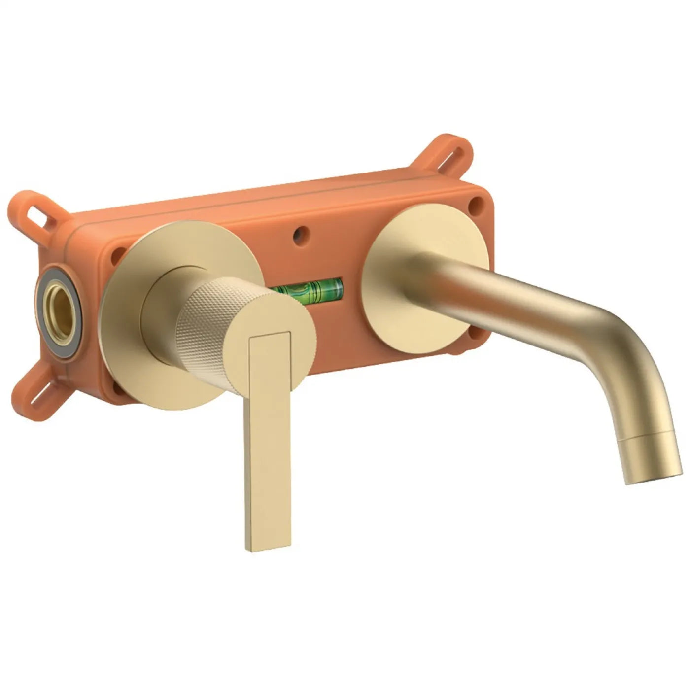 Σετ Μπαταρία Νιπτήρα εντοιχισμού BRUSHED GOLD PVD INTERFLEX HERMES