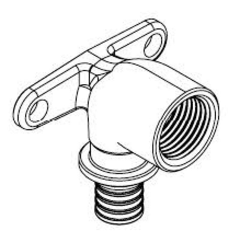 RHU-ΓΩΝΙΑ ΕΠΙΤΟΙΧΗ ΚΟΝΤΗ ΘΗΛΥΚΗ RAUTITAN RX+ 16x1/2"