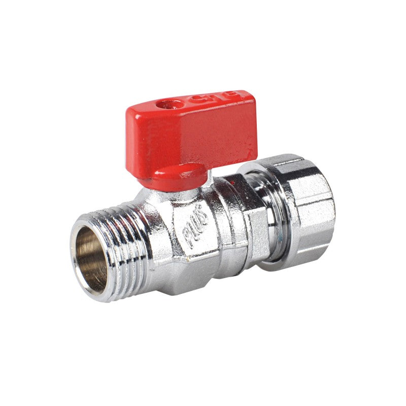 ΔΙΑΚΟΠΤΗΣ MINI 16x2.0x1/2" ΧΡΜ ΚΟΚΚΙΝΗ ΛΑΒΗ