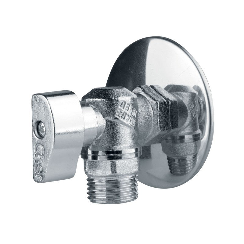 ΔΙΑΚΟΠΤΗΣ ΓΩΝΙΑΚΟΣ 1/2"x1/2" PLUS ANTILIME ΜΑΚΡΥ ΣΠΕΙΡ. ΧΡΜ/ΡΟΖ.
