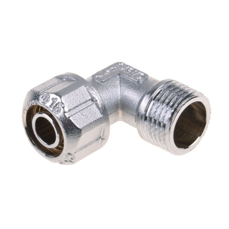 ΓΩΝΙΑ ΑΡΣ. AL PEX 16x2.0x1/2" ΧΡΩΜΕ