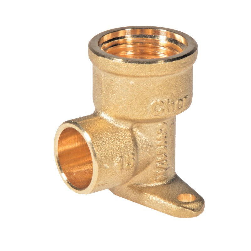 ΓΩΝΙΑ ΘΗΛΥΚΗ ME ΣΤΗΡΙΓΜΑ 15x1/2" NORMAL