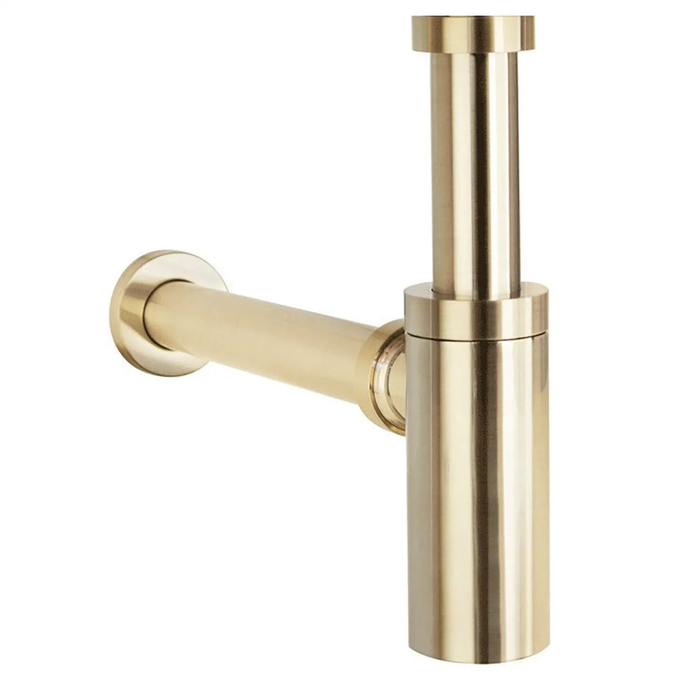 Σιφώνι νιπτήρος BRUSHED GOLD ROUND INTERFLEX