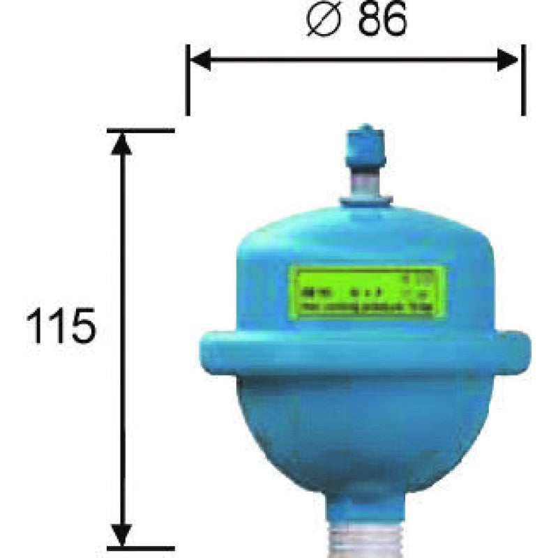 RFL-ΔΟΧΕΙΟ ΑΝΤΙΠΛΗΓΜΑΤΙΚΟ 1/2" REFLEX