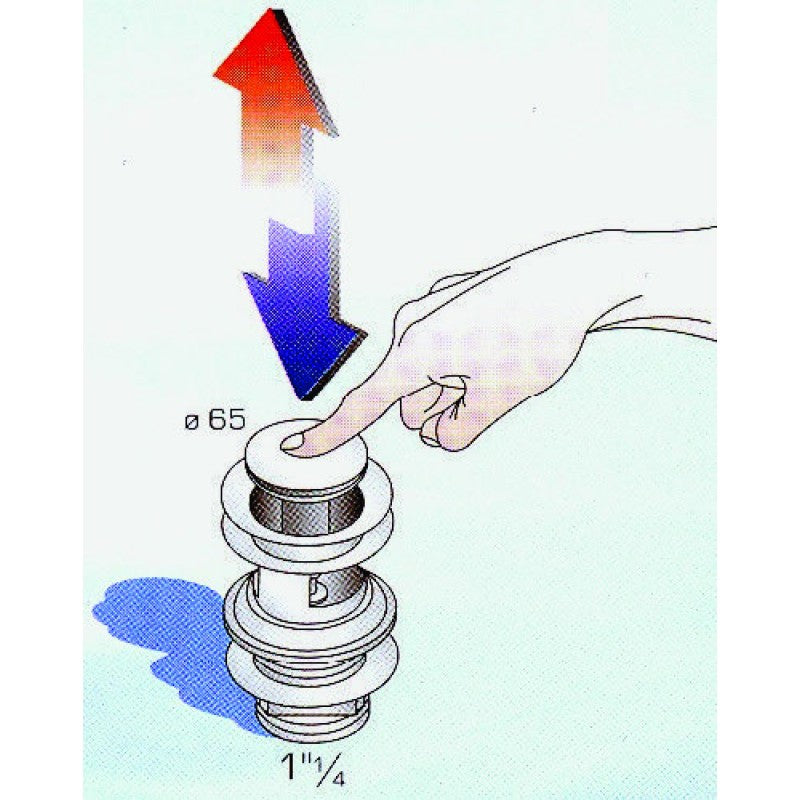 TEA-ΒΑΛΒΙΔΑ ΝΙΠΤΗΡΑ CLICKER ΜΕ ΥΠΕΡΧΕΙΛΙΣΗ Φ63x11/4"