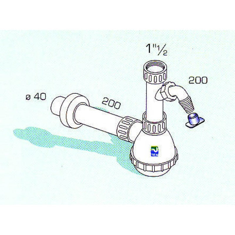 TEA-ΛΙΠΟΣΥΛΛΕΚΤΗΣ I ΝΕΡΟΧΥΤΗ ΜΕ ΣΥΝΔΕΣΗ ΠΛΥΝΤΗΡΙΟΥ 11/2"x40