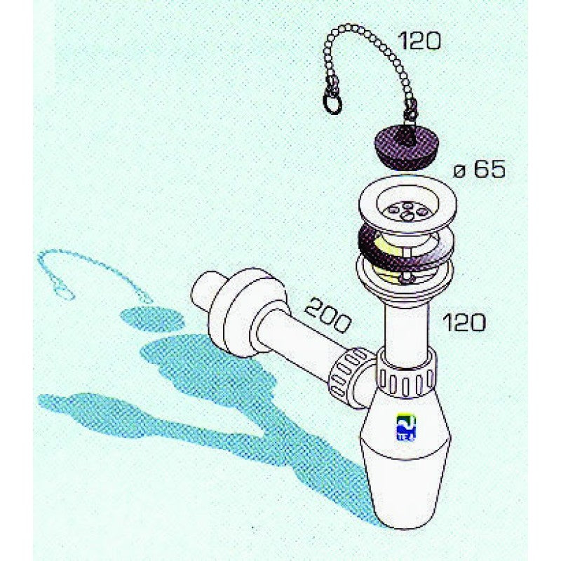 TEA-ΣΙΦΩΝΙ ΝΙΠΤΗΡΑ ΠΟΤΗΡΙ ΠΛΑΣΤΙΚΟ ΜΕ ΕΝΣΩΜ. ΒΑΛΒΙΔΑ