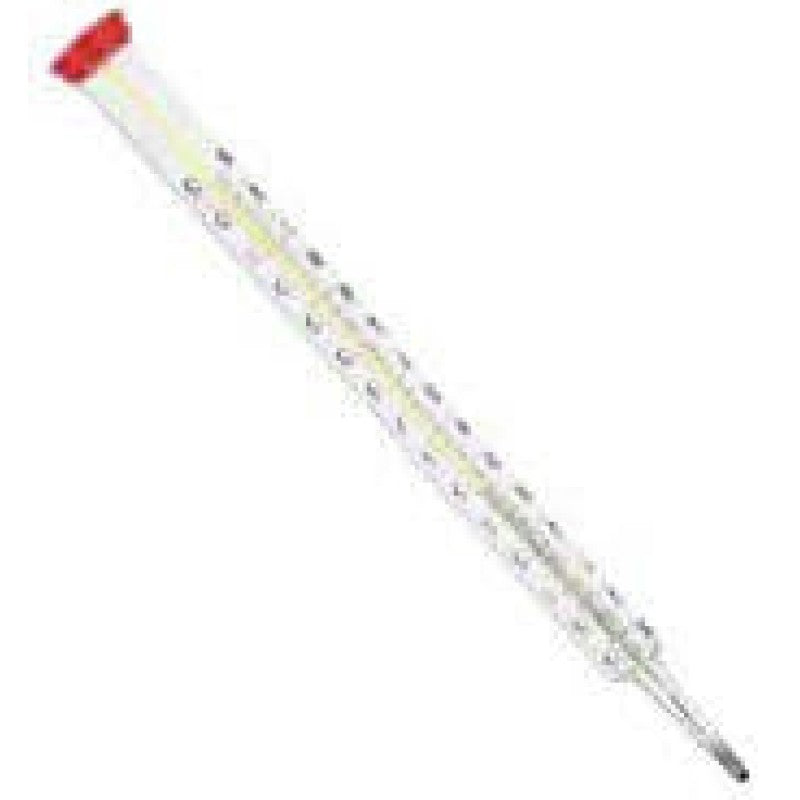 WTS-ΘΕΡΜΟΜΕΤΡΟ ΙΣΙΟ ΓΥΑΛΙΝΟ ΓΙΑ ΛΕΒΗΤΑTV 0/120°C 200mm