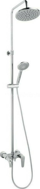 Στήλη ντουζ Ferro Algeo NP78-BAG13U με μπαταρία και παροχή χρωμέ