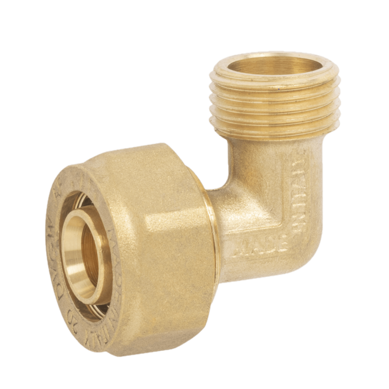 ΓΩΝΙΑ ΑΡΣ. 26x3/4" ΣΥΣΦ. MONOBLOCK AL-PEX (753F)