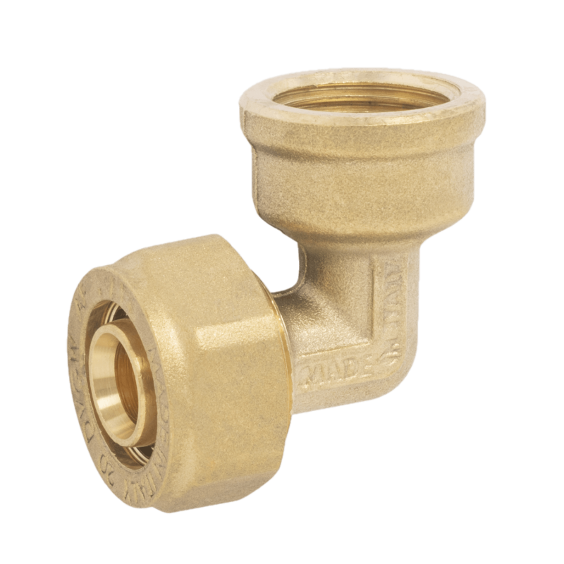 ΓΩΝΙΑ ΘΗΛ. 20x1/2" ΣΥΣΦ. MONOBLOCK AL-PEX (752F)