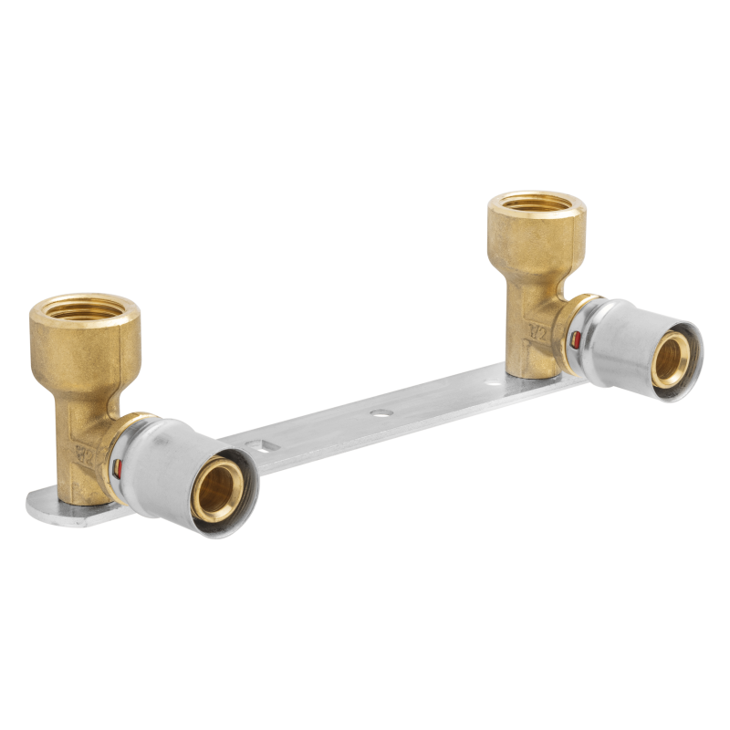 ΒΑΣΗ ΜΕ ΔΥΟ ΓΩΝΙΕΣ Φ16x1/2" 153mm (AP492)