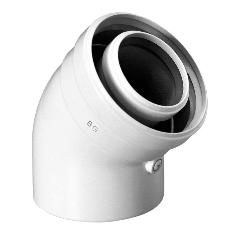 ΓΩΝΙΑ ΟΜΟΑΞΟΝΙΚΗΣ ΚΑΜΙΝΑΔΑΣ 45ο Φ100/60