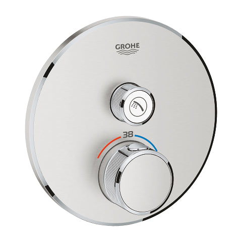 Grohtherm SmartControl Θερμοστάτης για εντοιχιζόμενη εγκατάσταση 1 ροης