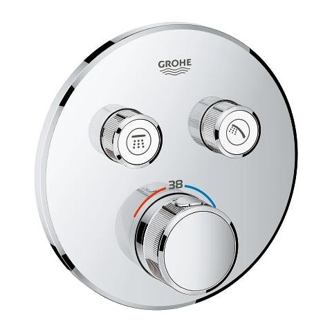 Grohtherm SmartControl Θερμοστάτης για εντοιχιζόμενη εγκατάσταση 2 ροων
