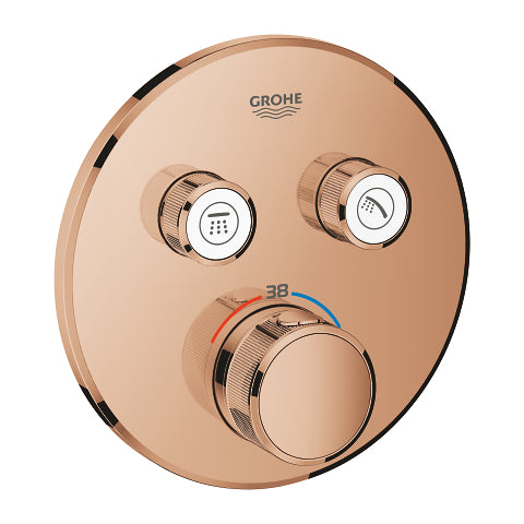 Grohtherm SmartControl Θερμοστάτης για εντοιχιζόμενη εγκατάσταση 2 ροων
