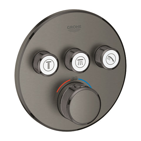 Grohtherm SmartControl Θερμοστάτης για εντοιχιζόμενη εγκατάσταση 3 ροών