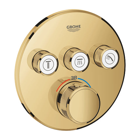 Grohtherm SmartControl Θερμοστάτης για εντοιχιζόμενη εγκατάσταση 3 ροών