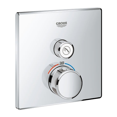 Grohtherm SmartControl Θερμοστάτης για εντοιχιζόμενη εγκατάσταση 1 ροης