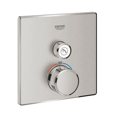 Grohtherm SmartControl Θερμοστάτης για εντοιχιζόμενη εγκατάσταση 1 ροης