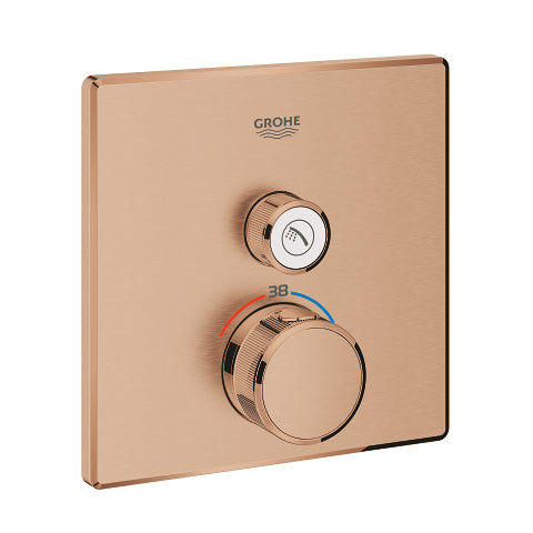 Grohtherm SmartControl Θερμοστάτης για εντοιχιζόμενη εγκατάσταση 1 ροης