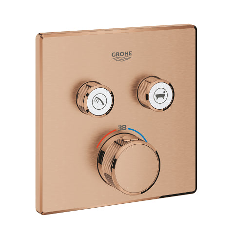 Grohtherm SmartControl Θερμοστάτης για εντοιχιζόμενη εγκατάσταση 2 ροων