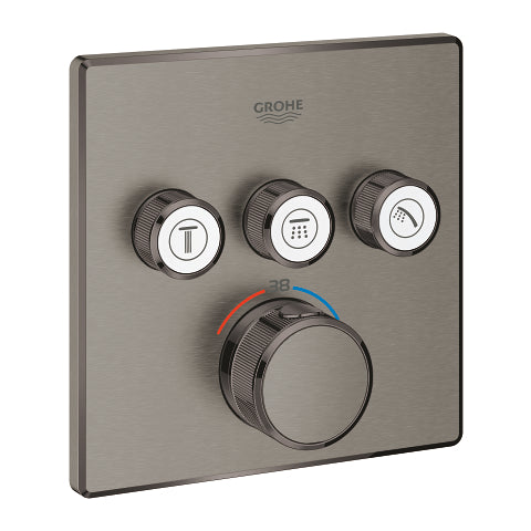 Grohtherm SmartControl Θερμοστάτης για εντοιχιζόμενη εγκατάσταση 3 ροών