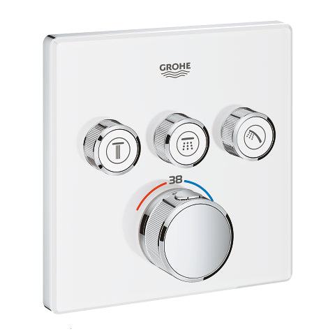 Grohtherm SmartControl Θερμοστάτης για εντοιχιζόμενη εγκατάσταση 3 ροών