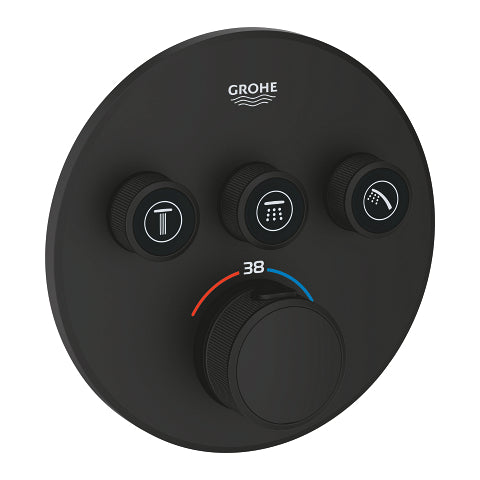 Grohtherm SmartControl Θερμοστάτης για εντοιχιζόμενη εγκατάσταση 3 ροών