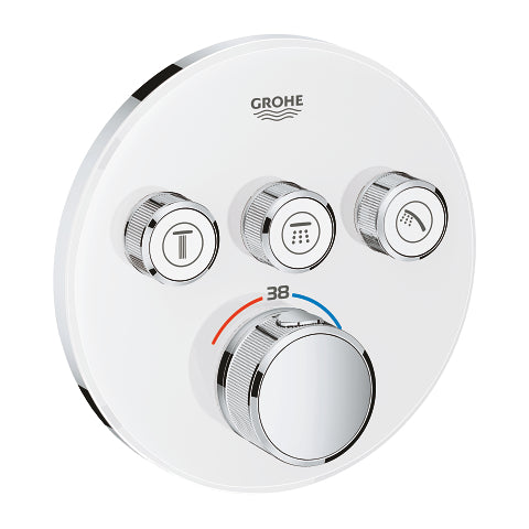 Grohtherm SmartControl Θερμοστάτης για εντοιχιζόμενη εγκατάσταση 3 ροών