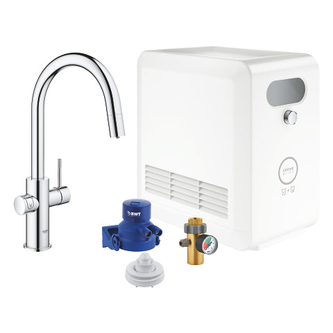GROHE Blue Professional κιτ για Ρουξούνι C-spout με αποσπώμενο ντους