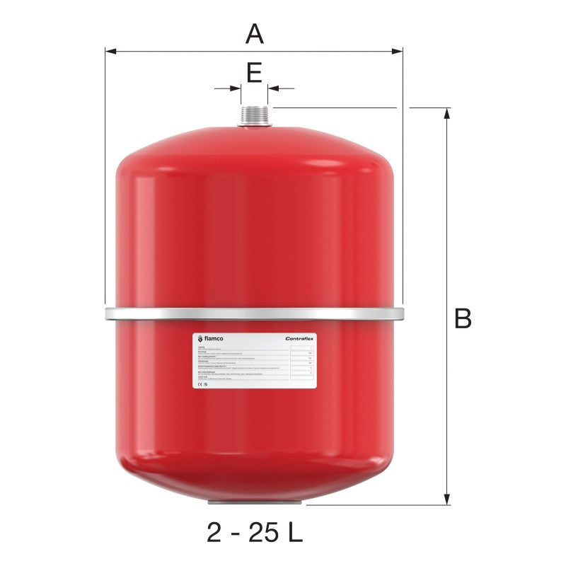 FLM-ΔΟΧΕΙΟ ΔΙΑΣΤΟΛΗΣ BASEFLEX 12L/1.5 (6bar) ΘΕΡΜΑΝΣΗΣ-ΨΥΞΗΣ