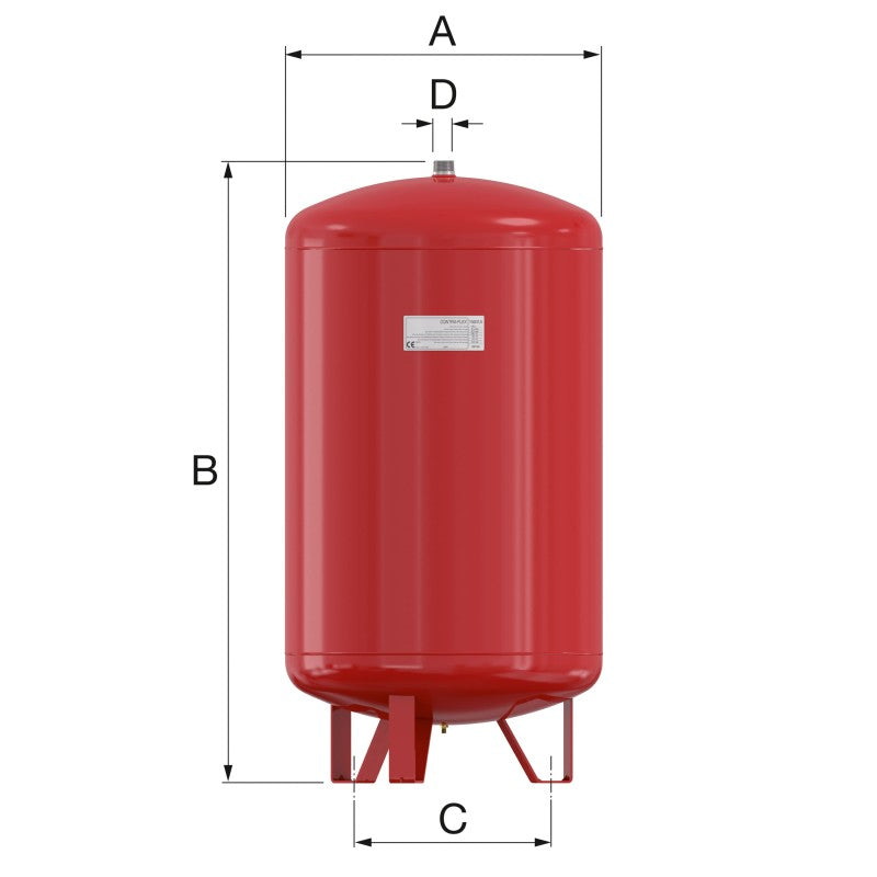 FLM-ΔΟΧΕΙΟ ΔΙΑΣΤΟΛΗΣ CONTRAFLEX 100L/1.5 (6bar) ΘΕΡΜΑΝΣΗΣ-ΨΥΞΗΣ