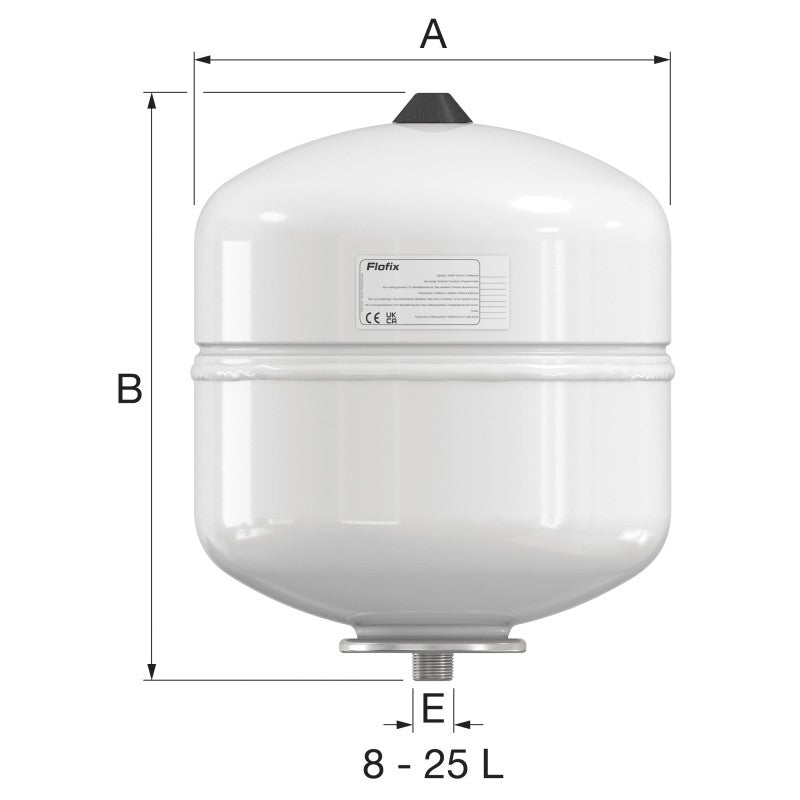 FLM-ΔΟΧΕΙΟ ΔΙΑΣΤΟΛΗΣ FLOFIX 25L/4 (10bar) NΕΡΟ ΧΡΗΣΗΣ