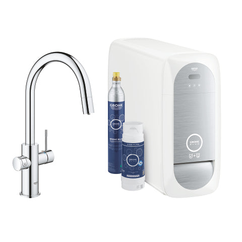 GROHE Blue Home Kit εκκίνησης εκροής C-spout με αποσπώμενο ντους