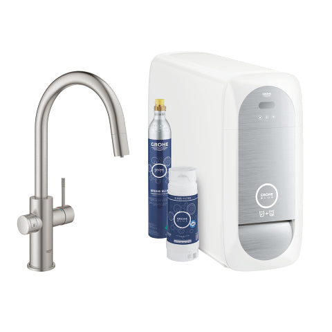 GROHE Blue Home Kit εκκίνησης εκροής C-spout με αποσπώμενο ντους
