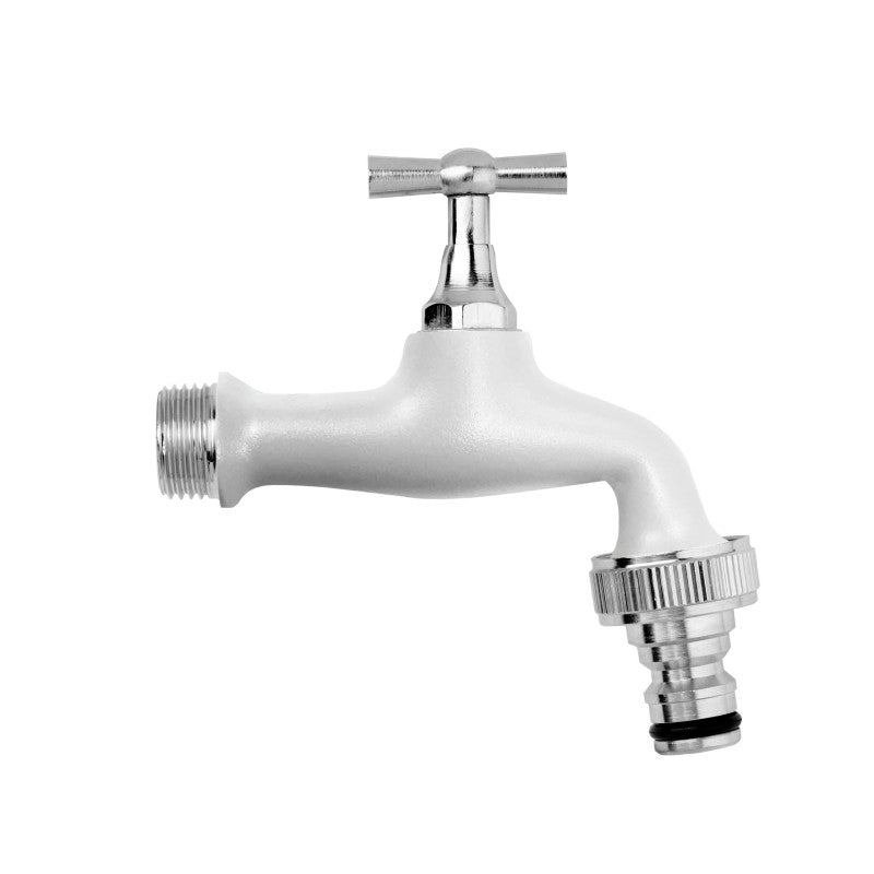 CRT-ΚΑΝΟΥΛΑ ΚΗΠΟΥ 1/2" ΛΕΥΚΟ L995WHT