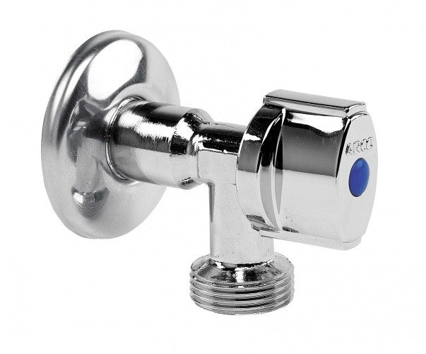 Διακόπτης γωνιακός χρωμέ 1/2"Χ3/4" ARCO