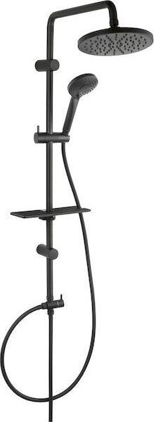 Στήλη Ντουζ Ferro NP23BL Μαύρη