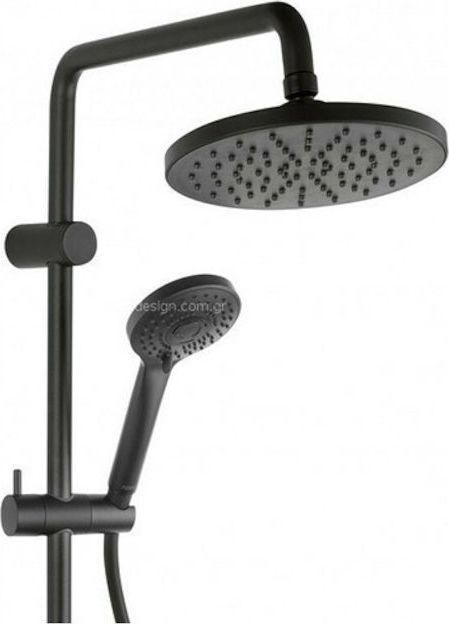 Στήλη Ντουζ Ferro NP23BL Μαύρη