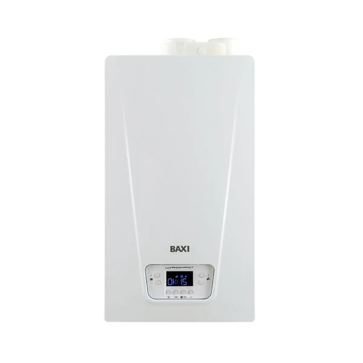 BAXI Luna Compact 24 Επιτοίχιος λέβητας αερίου συμπύκνωσης με καμιναδα 75εκ. και γωνια 90ο