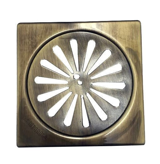 Σχαράκι Δαπέδου Bronze Τετράγωνο