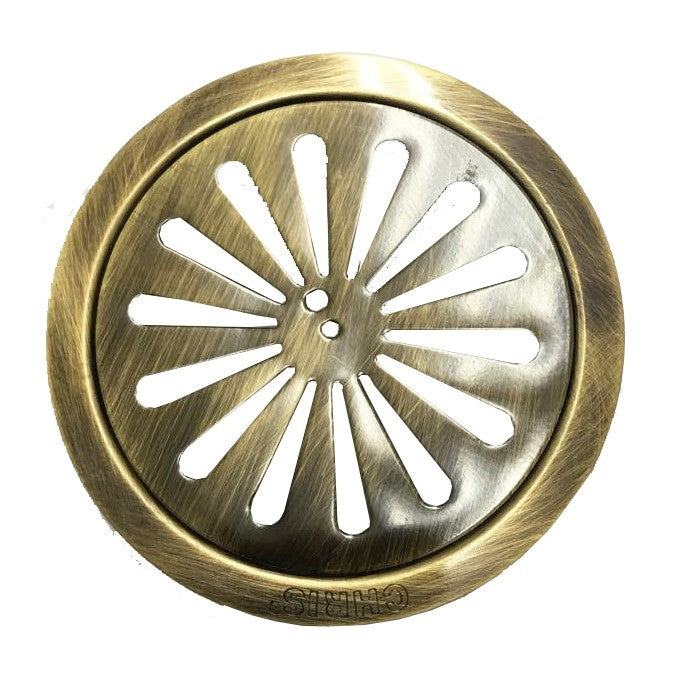 Σχαράκι Δαπέδου Bronze Στρογγυλό