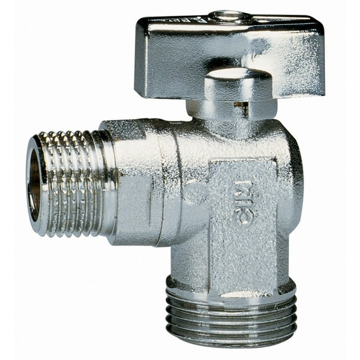 Διακόπτης σφαιρικός γωνιακός πλυντηρίου 1/2" x 3/4" Cim39