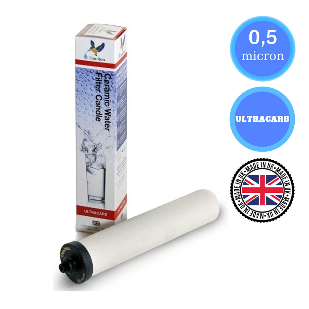 Κεραμικό Ανταλλακτικό Φίλτρο Ενεργού Άνθρακα Doulton Ultracarb 0,5Μ