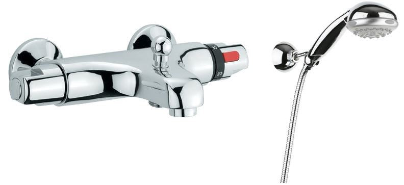 Μπαταρία Λουτρού Θερμοστατική Fiore Termoty Mix 36CR0952