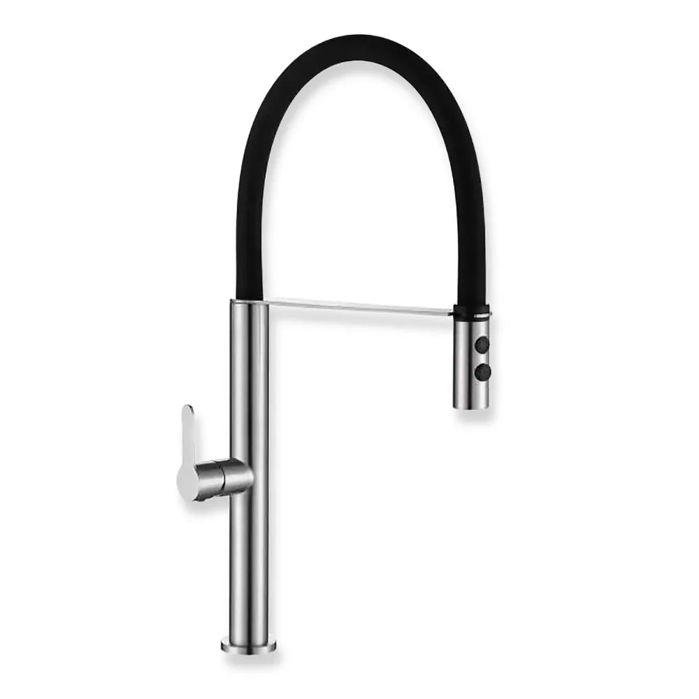 Μπαταρία νεροχύτη πάγκου ψηλή INOX FLEX PRO INTERFLEX