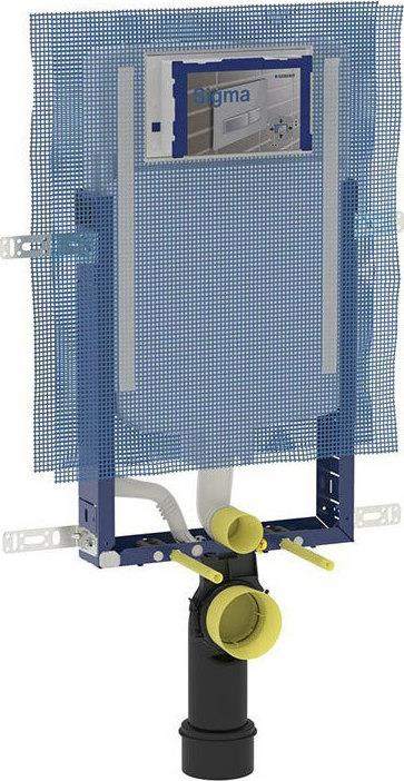 Geberit Sigma Εντοιχιζόμενο Καζανάκι Μονού Τούβλου για Κρεμαστή Λεκάνη 110.794.00.1