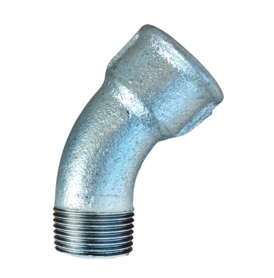 Ημικάμπυλο γαλβανιζέ αρσενικό – θηλυκό 45°